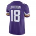 Игровая джерси Justin Jefferson Minnesota Vikings Nike Vapor F.U.S.E. Limited - Purple