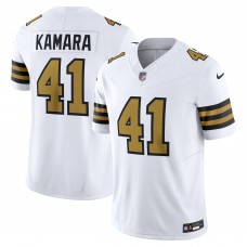 Игровая джерси New Orleans Saints Alvin Kamara Nike White Alternate Vapor F.U.S.E. Limited