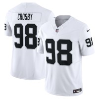 Джерси Las Vegas Raiders Maxx Crosby Nike White Vapor F.U.S.E. Limited