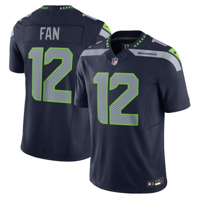 Джерси Seattle Seahawks 12s Nike Navy Vapor F.U.S.E. Limited