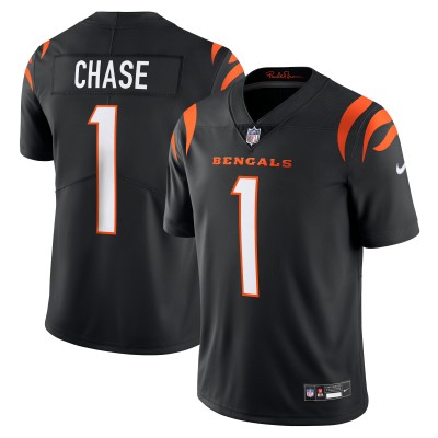 Джерси Ja'Marr Chase Cincinnati Bengals Nike  Vapor Untouchable Limited - Black