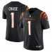 Джерси Ja'Marr Chase Cincinnati Bengals Nike  Vapor Untouchable Limited - Black