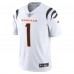 Джерси Ja'Marr Chase Cincinnati Bengals Nike  Vapor Untouchable Limited - White