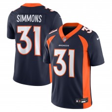 Игровая джерси Justin Simmons Denver Broncos Nike  Vapor Untouchable Limited - Navy