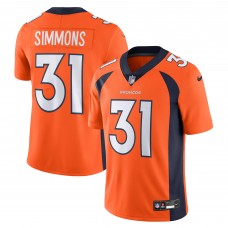 Джерси Justin Simmons Denver Broncos Nike  Vapor Untouchable Limited - Orange