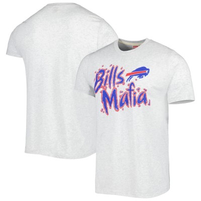 Футболка Buffalo Bills Homage Mafia Hyper Local Tri-Blend - Ash