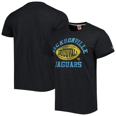 Футболка Jacksonville Jaguars Homage Duval Hyper Local Tri-Blend - Black
