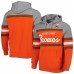 Толстовка Cleveland Browns Mitchell & Ness Head Coach - Orange/Heathered Gray