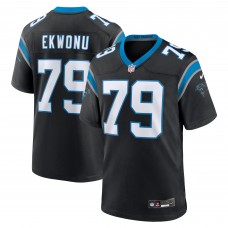 Игровая джерси Ikem Ekwonu Carolina Panthers Nike Game - Black