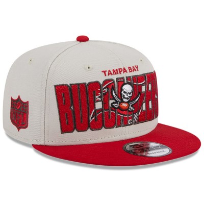 Бейсболка Tampa Bay Buccaneers New Era 2023 NFL Draft 9FIFTY Snapback - Stone/Red