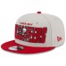 Бейсболка Tampa Bay Buccaneers New Era 2023 NFL Draft 9FIFTY Snapback - Stone/Red