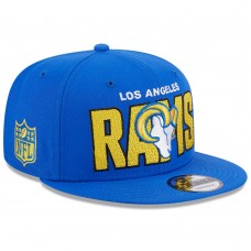 Бейсболка Los Angeles Rams New Era 2023 NFL Draft 9FIFTY Snapback - Royal