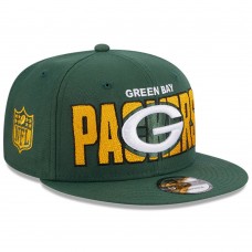 Бейсболка Green Bay Packers New Era 2023 NFL Draft 9FIFTY Snapback - Green