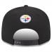 Бейсболка Pittsburgh Steelers New Era 2023 NFL Draft 9FIFTY Snapback - Black