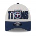 Бейсболка Tennessee Titans New Era 2023 NFL Draft 9FORTY - Stone/Navy