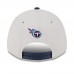 Бейсболка Tennessee Titans New Era 2023 NFL Draft 9FORTY - Stone/Navy