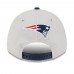 Бейсболка New England Patriots New Era 2023 NFL Draft 9FORTY - Stone/Navy