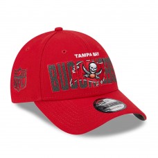 Бейсболка Tampa Bay Buccaneers New Era 2023 NFL Draft 9FORTY - Red