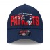 Бейсболка New England Patriots New Era 2023 NFL Draft 9FORTY - Navy