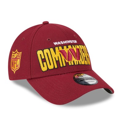 Бейсболка Washington Commanders New Era 2023 NFL Draft 9FORTY - Burgundy