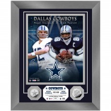 Dallas Cowboys Roger Staubach & Drew Pearson Highland Mint 13 x 16 Dynamic Duo Photo Mint