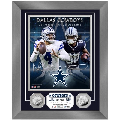 Dallas Cowboys Dak Prescott & CeeDee Lamb Highland Mint 13 x 16 Dynamic Duo Photo Mint
