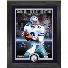 Dallas Cowboys Troy Aikman Highland Mint 13 x 16 Hall of Fame Induction Replica Signature Photo Mint
