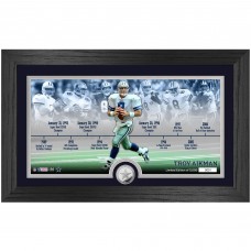 Dallas Cowboys Troy Aikman Highland Mint 12 x 20 Timeline Pano Photo Mint