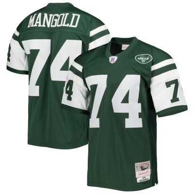 Игровая джерси Nick Mangold New York Jets Mitchell & Ness 2006 Legacy Replica - Green