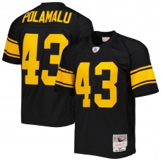 Игровая джерси Troy Polamalu Pittsburgh Steelers Mitchell & Ness Legacy Replica - Black Игровая джерси Troy Polamalu Pittsburgh Steelers Mitchell & Ness Legacy Replica - Black
