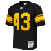 Джерси Pittsburgh Steelers Troy Polamalu Mitchell & Ness Black Legacy Replica