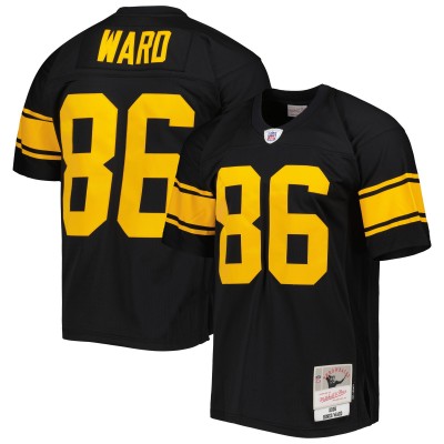 Джерси Pittsburgh Steelers Hines Ward Mitchell & Ness Black Legacy Replica
