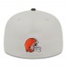 Бейсболка Cleveland Browns New Era 2023 NFL Draft On Stage 59FIFTY - Stone/Brown