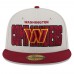 Бейсболка Washington Commanders New Era 2023 NFL Draft On Stage 59FIFTY - Stone/Burgundy