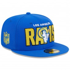 Бейсболка Los Angeles Rams New Era 2023 NFL Draft 59FIFTY - Royal