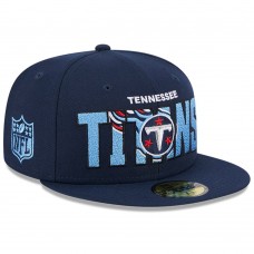 Бейсболка Tennessee Titans New Era 2023 NFL Draft 59FIFTY - Navy