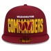 Бейсболка Washington Commanders New Era 2023 NFL Draft 59FIFTY - Burgundy