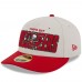 Бейсболка Tampa Bay Buccaneers New Era 2023 NFL Draft Low Profile 59FIFTY - Stone/Red