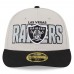 Бейсболка Las Vegas Raiders New Era 2023 NFL Draft Low Profile 59FIFTY - Stone/Black