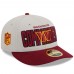 Бейсболка Washington Commanders New Era 2023 NFL Draft Low Profile 59FIFTY - Stone/Burgundy