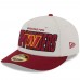 Бейсболка Washington Commanders New Era 2023 NFL Draft Low Profile 59FIFTY - Stone/Burgundy