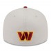 Бейсболка Washington Commanders New Era 2023 NFL Draft Low Profile 59FIFTY - Stone/Burgundy