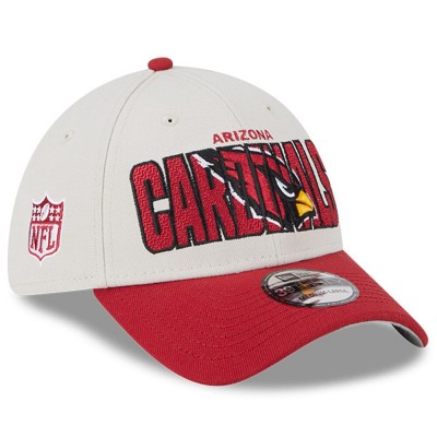 Бейсболка Arizona Cardinals New Era 2023 NFL Draft 39THIRTY - Stone/Cardinal