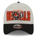 Бейсболка Cincinnati Bengals New Era 2023 NFL Draft 39THIRTY - Stone/Black
