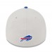 Бейсболка Buffalo Bills New Era 2023 NFL Draft 39THIRTY - Stone/Royal