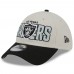 Бейсболка Las Vegas Raiders New Era 2023 NFL Draft 39THIRTY - Stone/Black