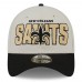 Бейсболка New Orleans Saints New Era 2023 NFL Draft 39THIRTY - Stone/Black