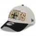 Бейсболка New Orleans Saints New Era 2023 NFL Draft 39THIRTY - Stone/Black