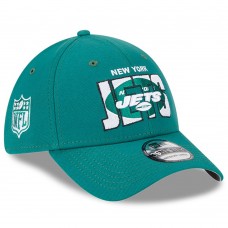 Бейсболка New York Jets New Era 2023 NFL Draft 39THIRTY - Gotham Green