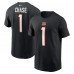 Футболка с номером Ja'Marr Chase Cincinnati Bengals Nike - Black